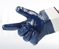 Gants résistants à l'abrasion, anti-coupure, imperméables, anti-statiques, flexibles, résistants aux déchirures, ignifuges, enduits de nitrile antidérapants, de qualité supérieure