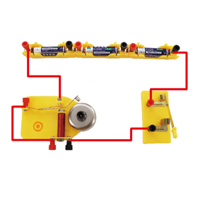 Percobaan bel listrik dan elektromagnet DIY: kit eksplorasi fisik elektromagnetik genggam - Product Image 1