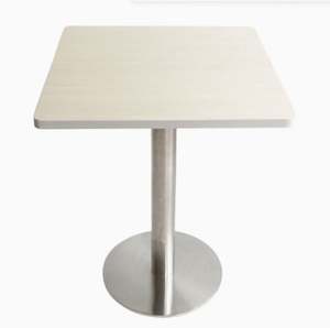 Mesa de Negociación Pequeña de Cuero Estilo Art Déco con Superficie de Roca para Baño, Cafetería, Bar de Té, Restaurante Occidental - Venta al por Mayor en EE. UU. - Product Image 4