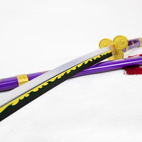 Épée One Piece Roronoa Zoro Katana en Bois LED Lame Lumineuse Réplique d'Anime pour Convention & Collection