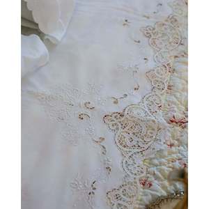 Sábanas Ajustables y Planas para Cama Doble Pietrochianese con Ribete de Encaje Burano - Product Image 3