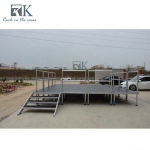 Escenario para Eventos al Aire Libre, Escenario de Alta Calidad, Fácil de Instalar, Plataforma de Escenario Ajustable para Bodas, Conciertos y Eventos - Product Image 3