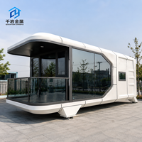 Maison Modulaire Préfabriquée de Luxe Moderne en Forme de Capsule Spatiale, Appartement Conteneur Mobile, Villa Intelligente, Mini-Maison pour Hôtel – Vente Directe Usine