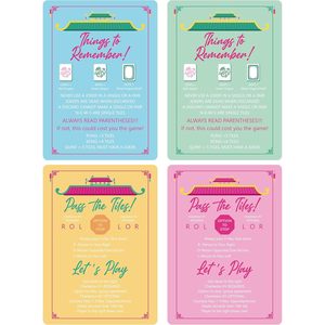 เครื่องสับไพ่ไพ่นกกระจอก 4 ชิ้น เครื่องผสมไพ่พลาสติกแบบพกพาสำหรับเล่นเกมไพ่นกกระจอกอุปกรณ์เสริมอุปกรณ์ปาร์ตี้ - Product Image 1
