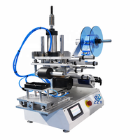 Machine d'étiquetage semi-automatique pour surfaces planes, pour flacons de gel à ongles, boîtes cosmétiques, pots, applicateur d'étiquettes, machine d'emballage