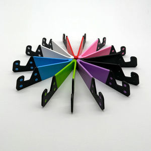 Custom Logo Oem V-Shape Universal Foldable Smartphone Stand Adjustable Phone Stand <b>Holder</b> For Mobile Phone/<b>Tablet</b> - Product Image 2