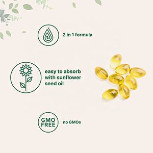 Integratori per la Salute Immunitaria a Marchio Privato, Prodotti per Ossa e Articolazioni, Capsule di Vitamina D3 K2 - Product Image 2
