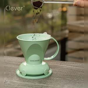 Clever Dripper, Duradero, Color Verde Manzana, Forma Trapezoidal, 300 ml, Para Proveedores de Equipos, Plástico Irrompible, Libre de BPA, Gotero de Café - Product Image 2