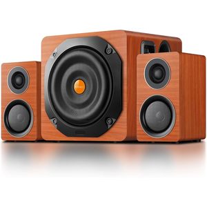 ระบบลำโพงเสียงรอบทิศทางสำหรับเล่นเกมคอมพิวเตอร์พร้อมซับวูฟเฟอร์ ประสบการณ์เสียงเต็มรูปแบบสำหรับผู้ใช้คอมพิวเตอร์ตั้งโต๊ะ การสื่อสารผ่าน USB และ AUX - Product Image 3