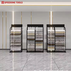 Nhiệm vụ nặng nề sàn kim loại gạch ceramic mẫu lưu trữ hiển thị giá đứng lazed slab gạch hiển thị kệ cho nghề hiển thị - Product Image 1