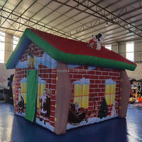 Tente gonflable Père Noël amusante et écologique en tissu Oxford pour offrir des cadeaux de bonbons, célébration pour enfants, marque Sunny