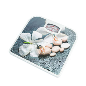 Timbangan badan portabel, pengukur berat badan pola mekanis kamar mandi untuk pengukuran berat badan - Product Image 3