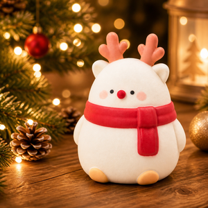 Juguete de Reno Navideño de TPR, Juguete Antiestrés para Apretar, Juguete Sensorial Relleno de Harina de 15 cm, Regalo para Niños y Adultos - Product Image 3