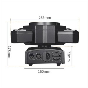 10W seis en uno hierro LED Ojo de abeja haz de luz láser cabeza móvil barra de luz RGBW club nocturno y parque temático DMX512 soluciones de iluminación - Product Image 3