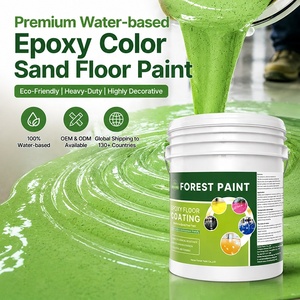 <span class=keywords><strong>Pintura</strong></span> Epóxica de Alto Brillo para Pisos, Imitación Mármol, a Base de Agua, con Arena de <span class=keywords><strong>Color</strong></span>, Autonivelante, Antideslizante y Resistente al Desgaste, para Pisos de Cemento - Product Image 1