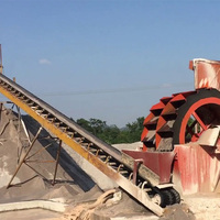 Laveuse de sable XS-3016, fournisseur leader en Chine pour les carrières de gravier et de sable, avec roues pour l'exploitation minière