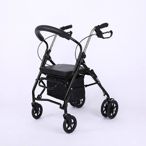 Buen precio multifuncional Rollator Walker con freno de mano y cesta para ancianos - Product Image 3