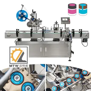 MTW Support non-standard customization automatic bottle lid and bottle body labeling machine