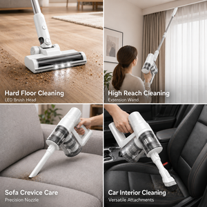 A02 150W Powerful <b>Portable</b> Wireless Aspirateur Cordless <b>Vacuum</b> Cleaner Stick Design for Carpet Sofa Dry Function for Hotels - Product Image 6