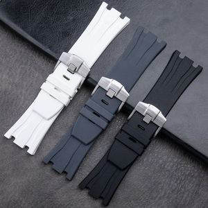 ขายส่ง 30 มม.FKM ยางสายนาฬิกาหรูหรานาฬิกาสําหรับ <span class=keywords><strong>Audemars</strong></span> <span class=keywords><strong>Piguet</strong></span> Royal Oak 44 มม.Dial เปลี่ยนสายคล้อง 26400 - Product Image 5