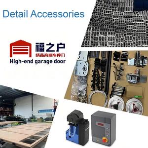 Porte <span class=keywords><strong>de</strong></span> <span class=keywords><strong>garage</strong></span> sectionnelle en aluminium à grain <span class=keywords><strong>de</strong></span> bois, directement <span class=keywords><strong>de</strong></span> l'usine, silencieuse, antivol, à levage électrique, pour villa - Product Image 6