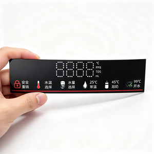 Factory Custom Slim Panel <b>Strip</b> Membrane Switch Sticker Light Fan Timer Pvc Pet Adhesive Printed Label - Product Image 4