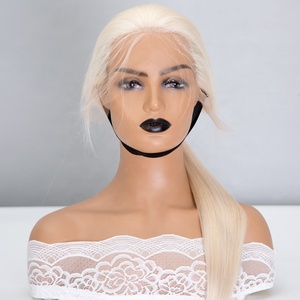 Nouvelle Arrivée 2026 – Perruques Lace Front <span class=keywords><strong>en</strong></span> Cheveux Humains Vierges Européens de Haute Qualité pour Queue de Cheval Haute/Basse ou Chignon <span class=keywords><strong>Transparent</strong></span> <span class=keywords><strong>Blanc</strong></span> - Product Image 4