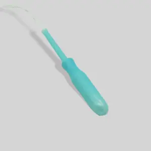 Nouveaux tampons et tampons applicateurs en plastique à usage nocturne respectueux de l'environnement pour les femmes sanitaires de Chine