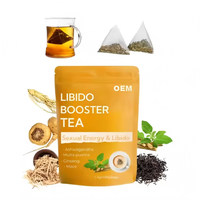 Thé stimulant de la libido OEM Ashwagandha Ginseng Maca pour l'énergie sexuelle et l'endurance 10 sachets