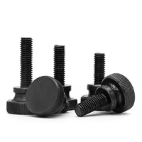 M8 M10 X 20 мм 25 мм 15 мм 1/4-20 высокоступенчатый винт с накаткой для большого пальца GB834 черная стальная накатка для ручного затягивания большого пальца M3 M4 M5 M6