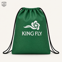 Sac à cordon personnalisé avec logo, grand, léger, pliable, en maille polyester, résistant à l'eau, pour la gym, le sport, le linge et le rangement