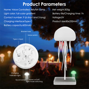 Gadgets 2026 New Arrival Intelligent <strong>Voice</strong> Control Touch Sensor LED <strong>Light</strong> - Product Image 4