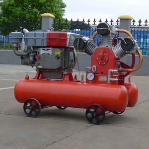 Compresor de Aire de Pistón Recíproco de 3.0/5 5 bar, 3m³/min, Compresor de Aire para Minería de 200L para Herramientas Neumáticas y Perforación de Roca - Product Image 1