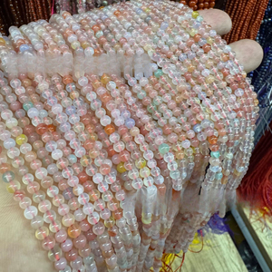 Perline rotonde piccole in agata naturale Jiny da 2 mm, accessori semilavorati, braccialetti fai da te, collane, <span class=keywords><strong>gioielli</strong></span>. - Product Image 1