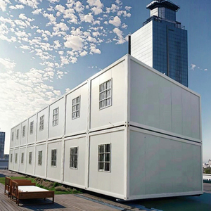 Casa Contenedor Plegable de Acero con Panel Sándwich Transpirable, Moderna y Certificada de 40 pies, Diseño de Villa, Apartamento, Hotel - Product Image 5