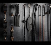 Coffret Cadeau Kit de Bondage en Cuir de Vachette Première Couche de Haute Qualité, 16 Pièces, Outils d'Entraînement SM pour Soumission, Jouets Sexuels