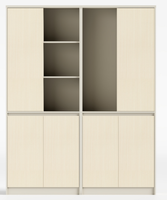 Armoire à dossiers et bibliothèque en bois luxueux pour le bureau du patron, la salle du directeur ou le bureau de l'exécutif