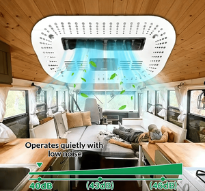 Climatiseur spécial Treeligo OLIVER Blanc 12V/24V pour balayeuse <span class=keywords><strong>à</strong></span> quatre roues, poste de garde, yacht, véhicule d'ingénierie et parking - Product Image 5