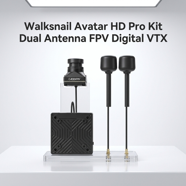 Walksnail Avatar HD Pro Kit Dual Antenna FPV Digital VTX 1080P 60fps 1/1.8" Starvis II Night Vision 32G Storage Camera