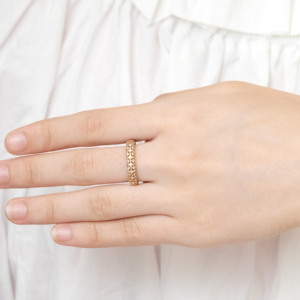 Anillos de Dedo de Oro Sólido de 18K con Diamantes Naturales, Hechos a Mano, Exclusivos, de Joyería Fina Vintage, los Más Populares, para Damas - Product Image 4