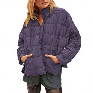 Women's Lightweight <b>Packable</b> Hooded Winter Quilted Puffer <b>Jacket</b> Detachable Sleeves Hat Zipper Closure Waterproof Wool - Product Image 1