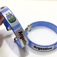 Nouvel Arrivage – Bracelets Sportifs Créatifs en Forme de Drapeau de Football, Petits Cadeaux Souvenirs pour Activités Sportives, Bracelets Promotionnels en Gros