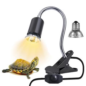 Lampe chauffante pour reptiles de qualité supérieure UVA UVB avec support réglable, lumière de basking à spectre complet pour tortues, lézards, caméléons - Product Image 1