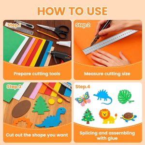แผ่นโฟม EVA สำหรับทำเบาะและวัสดุป้องกันแรงกระแทก รุ่นทำมือ DIY ลายดอกไม้ ความหนา 1-10 มม. - Product Image 2