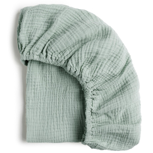 Vente Flash Drap-housse ultra-doux en coton lavé pour berceau, style européen-américain, pour bébés unisexes, matelas de berceau - Product Image 2
