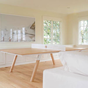 Table de sport multifonction 2-en-1 pour intérieur et extérieur, en bois massif, table de <span class=keywords><strong>ping</strong></span>-<span class=keywords><strong>pong</strong></span>, couleur personnalisée, 274x152x76cm, durable et facile à assembler - Product Image 3