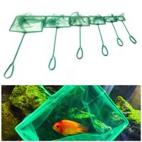 Grande pêcheuse carrée de 3 à 12 pouces avec long manche pour aquarium, accessoires pour Betta et crevettes, outils de nettoyage pour aquarium