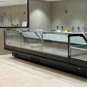 Vetrine Refrigerate Commerciali per Macellerie, Bancone di Servizio per Gastronomia, <span class=keywords><strong>Frigorifero</strong></span> Espositore per Carne - Product Image 4