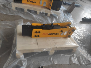 Casse-roche hydraulique de type supérieur Soosan SB20 pour excavatrice de 1,2 à 2,5 tonnes, marteau de démolition vertical durable pour béton - Product Image 6
