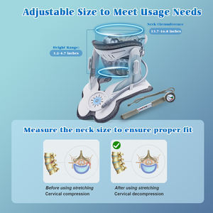 Sabuk penopang leher pompa elektrik, sabuk traksi penopang leher tiup, perangkat kerah serviks sakit leher udara - Product Image 4